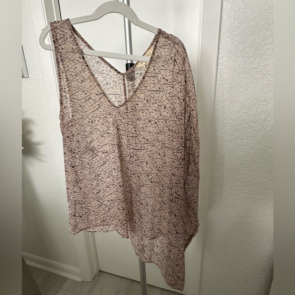 BCBG Generation Asymmetrical Top Tan Size Xs
